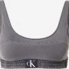 Calvin Klein Swimwear Bustier Bikini Tops Bustier Bikinitop Dames Grijs -Bikini Verkoop ad25f9f338e0b9e76d3f0fb19a66a7fe