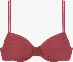 Sunseeker Bikini Tops Met Beugel T-shirt Bh Bikinitop Dames Kersrood