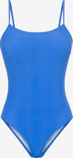 Grote Cups Bustier Badpak Gina Dames Royal Blue/koningsblauw