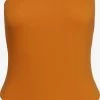 Calvin Klein Swimwear Badpakken Zonder Beugel Badpak Dames Oranje