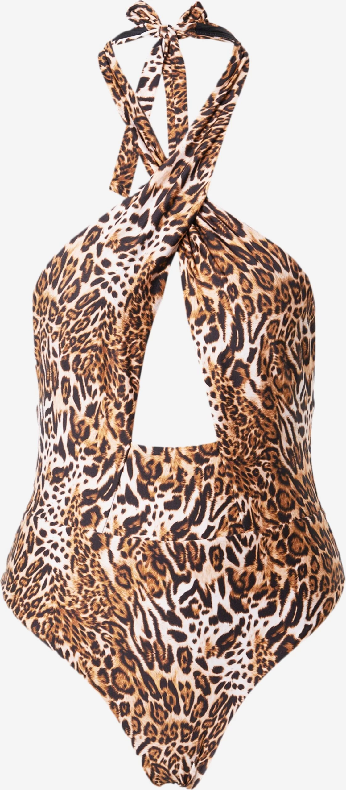 Guess Halter Badpakken Triangel Badpak Dames Cognac 3 Guess Halter Badpakken Triangel Badpak Dames Cognac