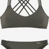 Bruno Banani Bustier Bikinis Bustier Bikini Dames Olijfgroen -Bikini Verkoop b75e69c0801aa1a4187a7616fd3ca7dd