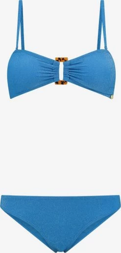 Shiwi Bandeau Bikinis Bandeau Bikini ZOE Dames Blauw