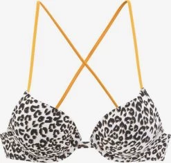 Buffalo Bikini Tops Met Beugel Push-up Bikinitop Kitty Dames Wit