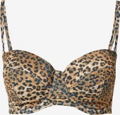 Hunkemöller Bikini Tops Met Beugel Push-up Bikinitop Dames Lichtbruin