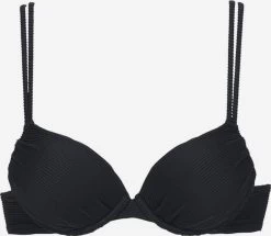 Sunseeker Bikini Tops Met Beugel Push-up Bikinitop Fancy Dames Zwart