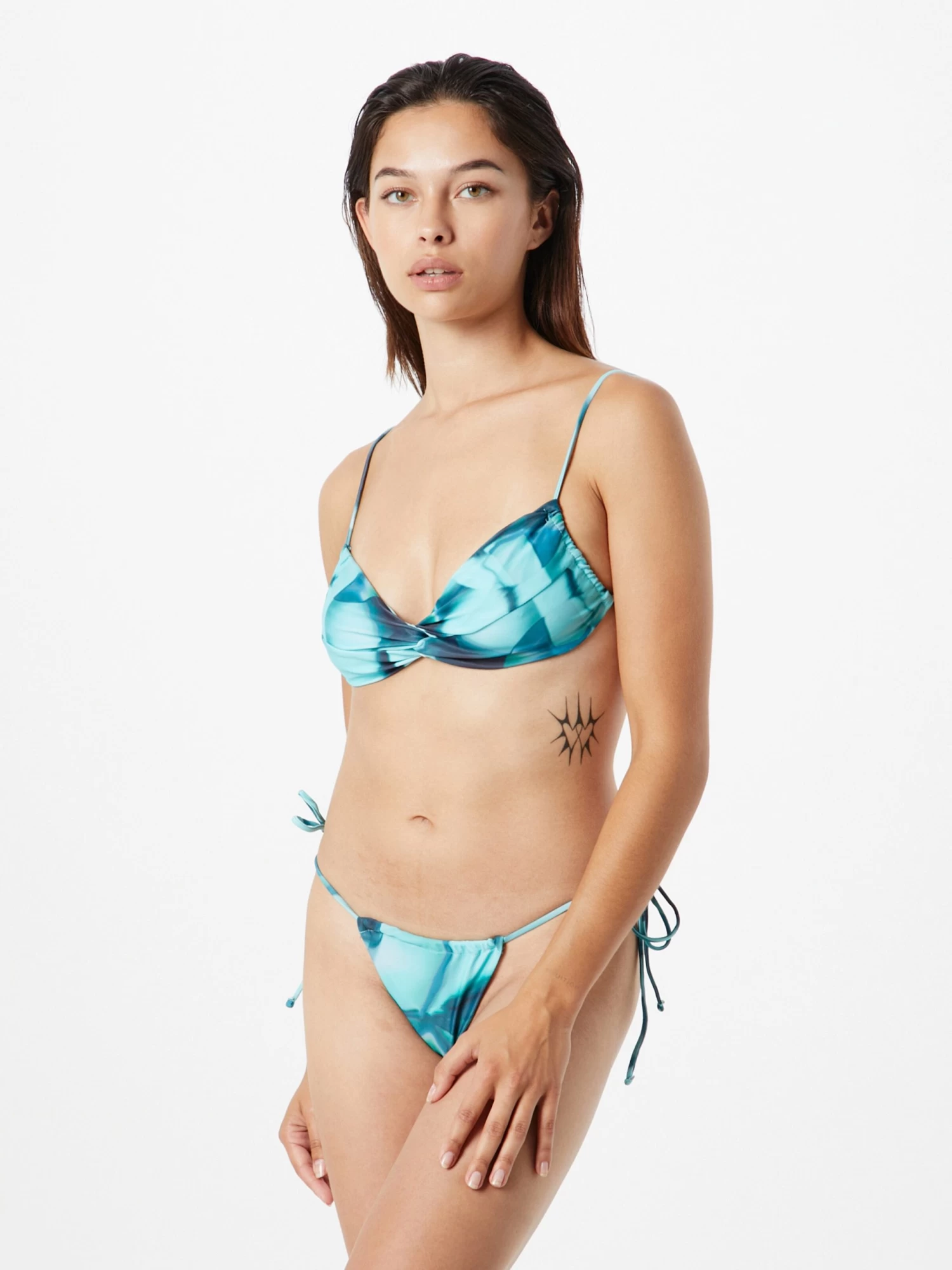 NASTY GAL Triangel Bikinis Triangel Bikini Dames Petrol / Smaragd / Mintgroen 4 NASTY GAL Triangel Bikinis Triangel Bikini Dames Petrol / Smaragd / Mintgroen - Afbeelding 2