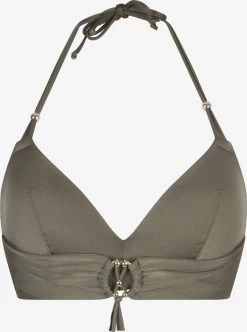 LingaDore Bikini Tops Met Beugel Triangel Bikinitop Dames Olijfgroen