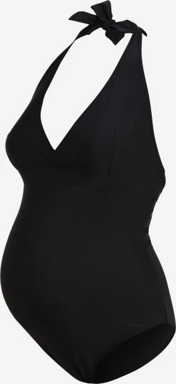 Halter Badpakken Triangel Badpak Dames Zwart