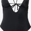 EDITED Badpakken Zonder Beugel Triangel Badpak Letizia Dames Zwart -Bikini Verkoop d1ca422b643353a9627a5c403ed0b160