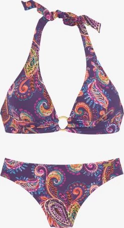 Triangel Bikinis Triangel Bikini Dames Aubergine