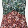 Ulla Popken Grote Cups Bustier Badpak Dames Groen -Bikini Verkoop d6c8e4a1cbe6bc1080a80feeb236ee1e