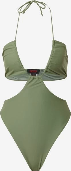 Badpakken Zonder Beugel Badpak Dames Kaki