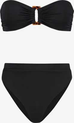 Shiwi Bandeau Bikinis Bandeau Bikini ZOE Dames Zwart