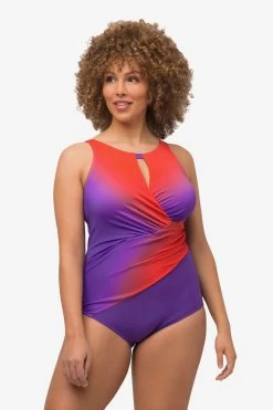 Ulla Popken Badpakken Zonder Beugel Badpak Dames Pruim -Bikini Verkoop dab05b222337d5a8c081150e87374766