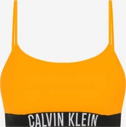 Calvin Klein Swimwear Bustier Bikini Tops Regular Bikinitop Intense Power Dames Oranje