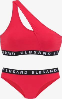 Elbsand Grote Cups Bustier Bikini Dames Rood