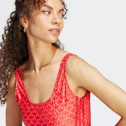 Adidas Originals Grote Cups Badpak Dames Rood -Bikini Verkoop dfff9840e2a21501b087f54b7cf137c7