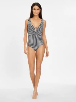 S.Oliver Grote Cups Triangel Badpak Dames Zwart / Wit -Bikini Verkoop e016c001330bf1ba0b9f5c6d5842d66c