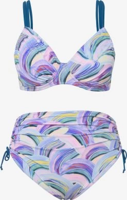 Ulla Popken Beugel Bikinis T-shirt Bh Bikini Dames Gemengde Kleuren