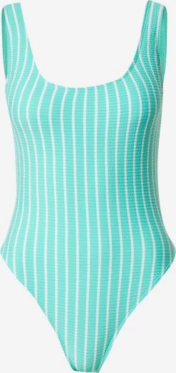 RIVER ISLAND Grote Cups Bustier Badpak Dames Aqua