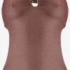 Wolford Halter Badpakken Badpak Disco One Piece Dames Brons -Bikini Verkoop e916236ba003da591f8fc26fa7815561