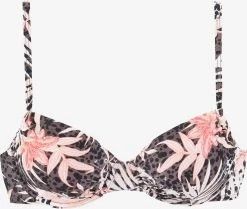 Buffalo Bikini Tops Met Beugel T-shirt Bh Bikinitop Dames Bruin