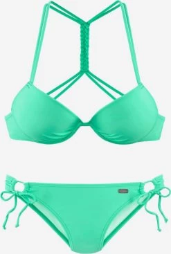 Buffalo Beugel Bikinis Push-up Bikini Dames Mintgroen
