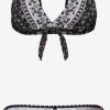 Jette Triangel Bikinis Regular Bikini Bow Dames Zwart