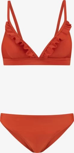 Shiwi Triangel Bikinis Triangel Bikini Beau Dames Roestbruin