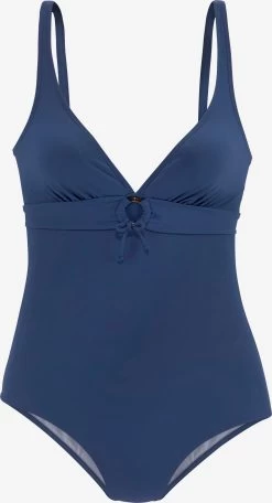 S.Oliver Badpakken Zonder Beugel Bustier Badpak Dames Blauw