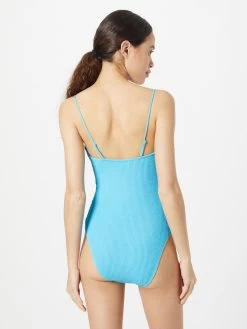 Monki Grote Cups Bustier Badpak Dames Blauw -Bikini Verkoop fc6e0165d12ee684c48fe5a1952bc499