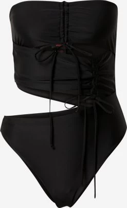 Bandeau Badpakken Bandeau Badpak Dames Zwart