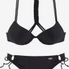 Buffalo Beugel Bikinis Push-up Bikini Dames Zwart 1 Buffalo Beugel Bikinis Push-up Bikini Dames Zwart -Bikini Verkoop 11a2a489d0b21f2d652f4a93b05660d9