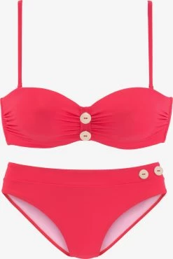 Beugel Bikinis Balconette Bikini Dames Rood