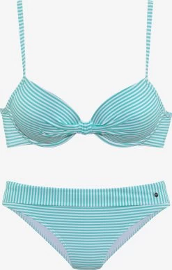 S.Oliver Beugel Bikinis Push-up Bikini Dames Mintgroen