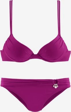 S.Oliver Push-up Bikinis Push-up Bikini Dames Lila