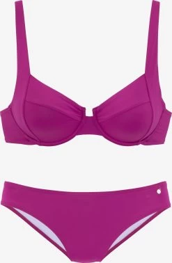 S.Oliver Beugel Bikinis T-shirt Bh Bikini Dames Fuchsia
