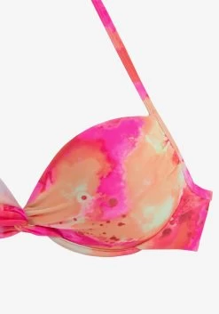 VENICE BEACH Push-up Bikinis Push-up Bikini Dames Oranje / Pink -Bikini Verkoop 56b98667a776bdd1dcc3032411156247