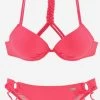 Buffalo Beugel Bikinis Push-up Bikini Dames Roze -Bikini Verkoop 64c395d77524aca389d50a53fe246b04