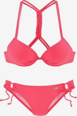 Buffalo Beugel Bikinis Push-up Bikini Dames Roze