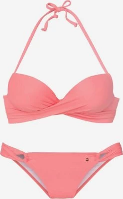 S.Oliver Beugel Bikinis Push-up Bikini Dames Rosa