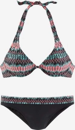 Beugel Bikinis Bikini Dames Zwart