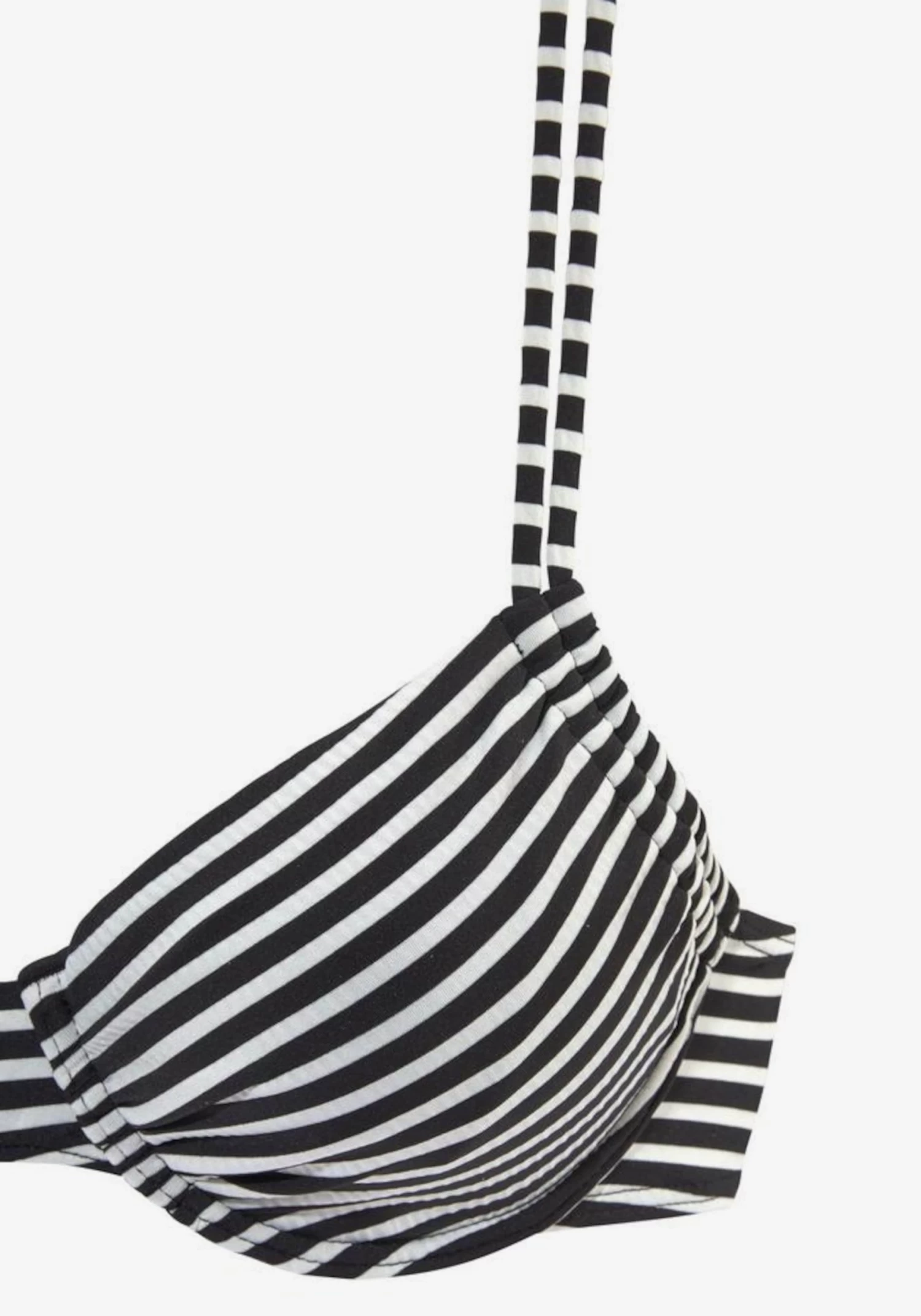 S.Oliver Beugel Bikinis T-shirt Bh Bikini Dames Zwart / Wit 4 S.Oliver Beugel Bikinis T-shirt Bh Bikini Dames Zwart / Wit - Afbeelding 2