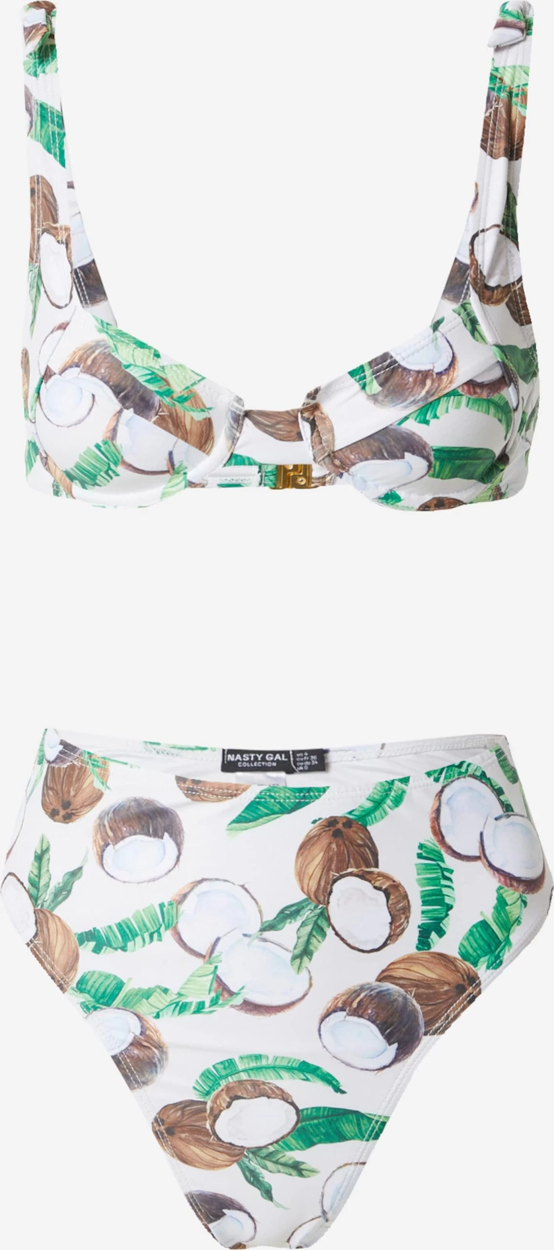 NASTY GAL Beugel Bikinis Bustier Bikini Dames Beige 3 NASTY GAL Beugel Bikinis Bustier Bikini Dames Beige