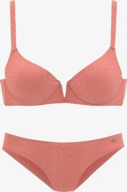 Jette Beugel Bikinis T-shirt Bh Bikini Dames Koraal