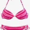 Buffalo Push-up Bikinis Push-up Bikini Dames Pink -Bikini Verkoop f40d0aa35229ca7b5c112889617d507f