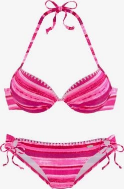 Buffalo Push-up Bikinis Push-up Bikini Dames Pink